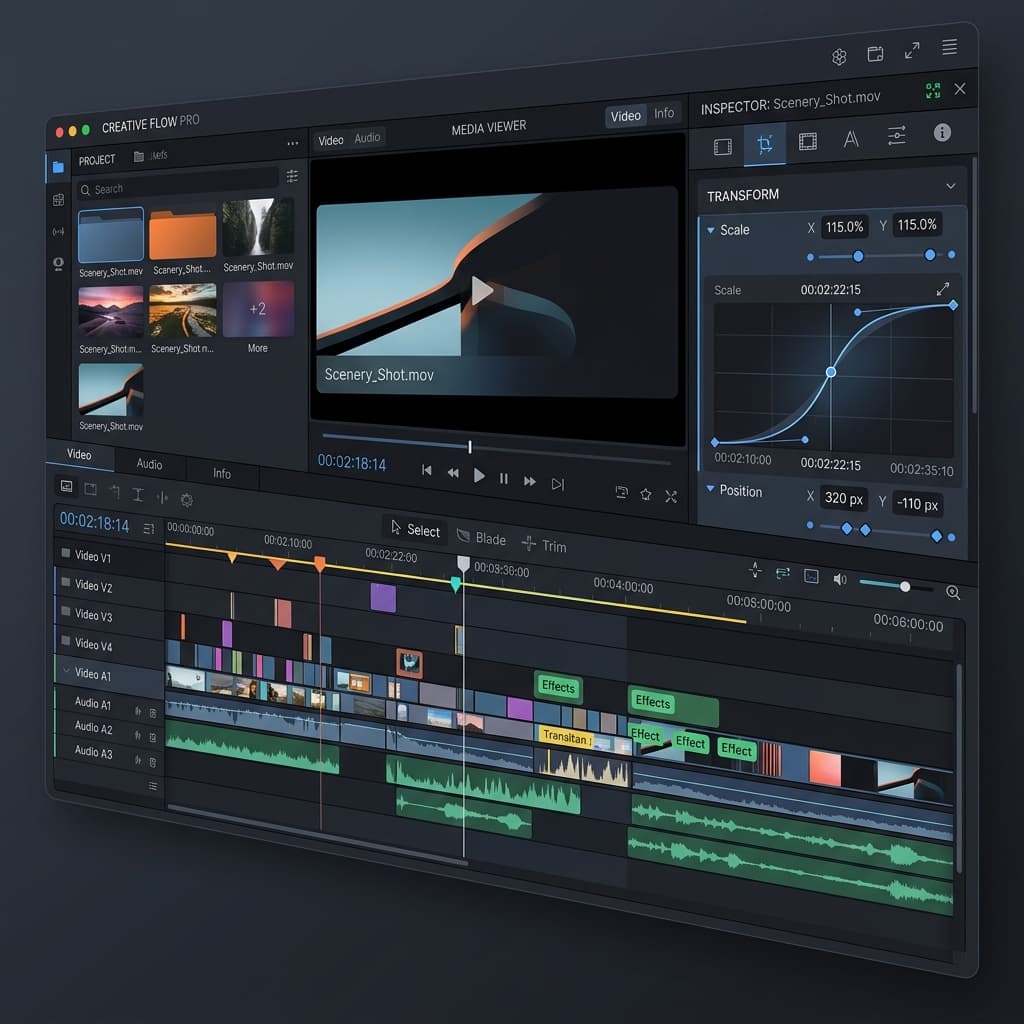 Final Cut Pro manual scale keyframes
