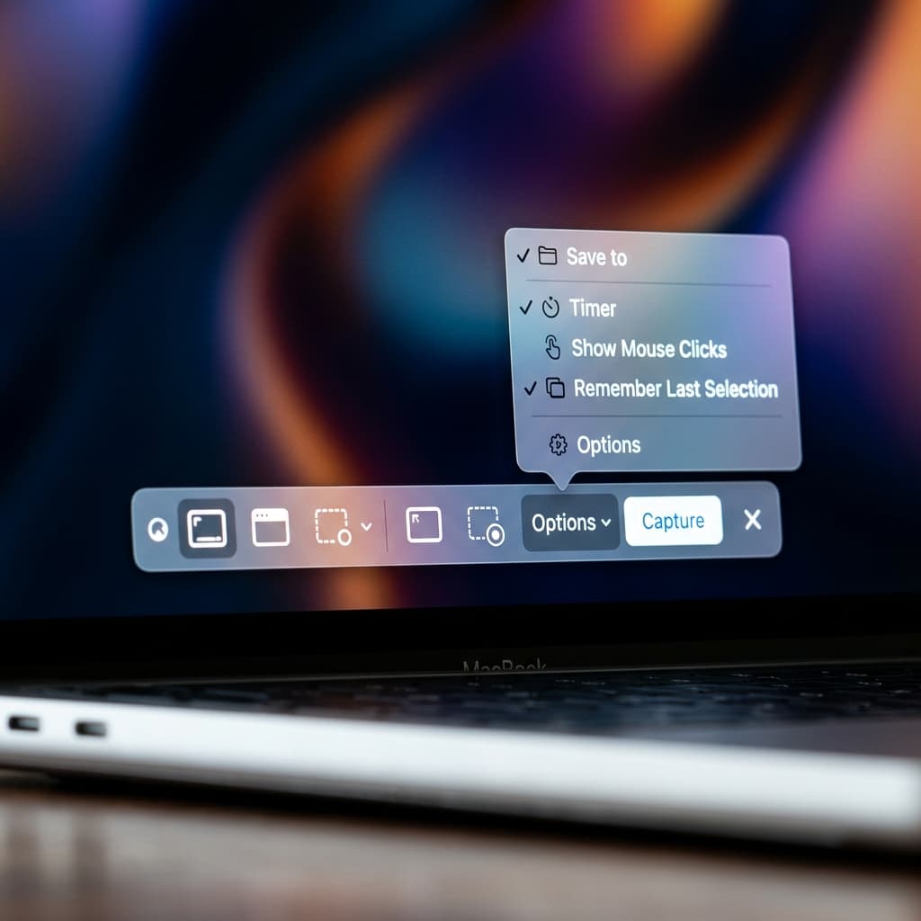 macOS Screenshot Toolbar Options