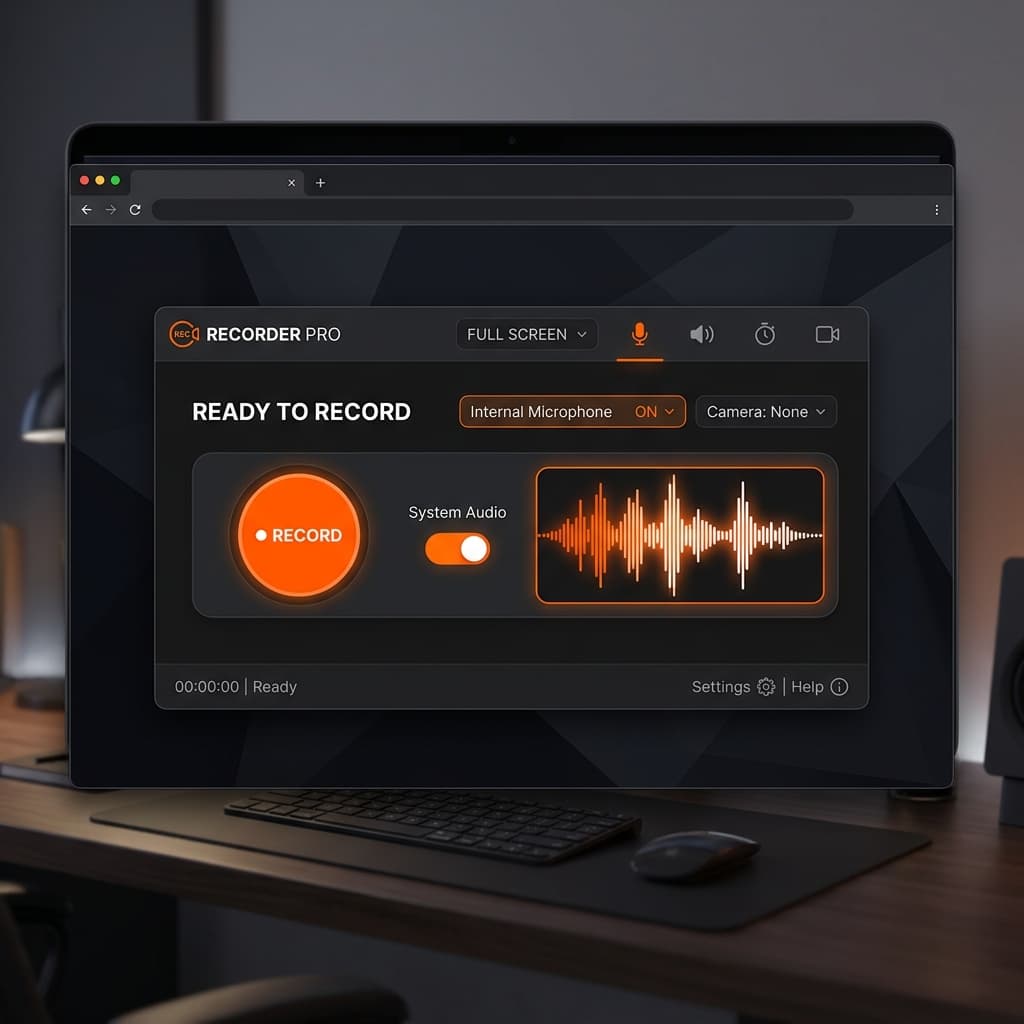 Screenify Studio System Audio Toggle