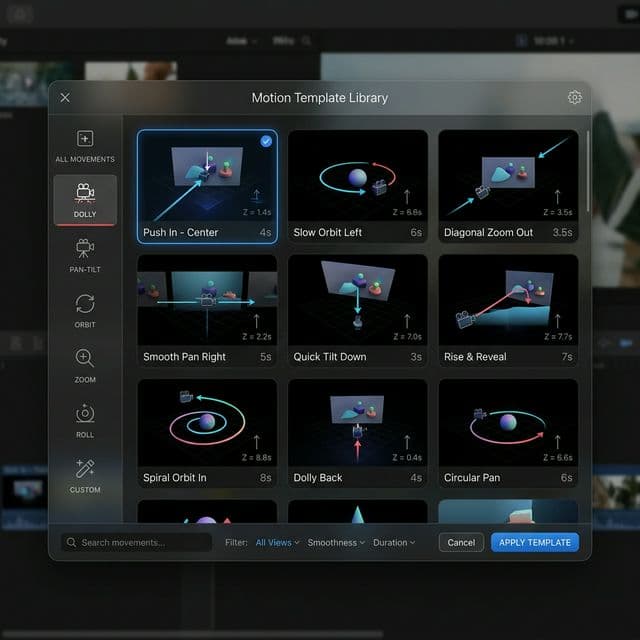 Browse our new 3D motion template library