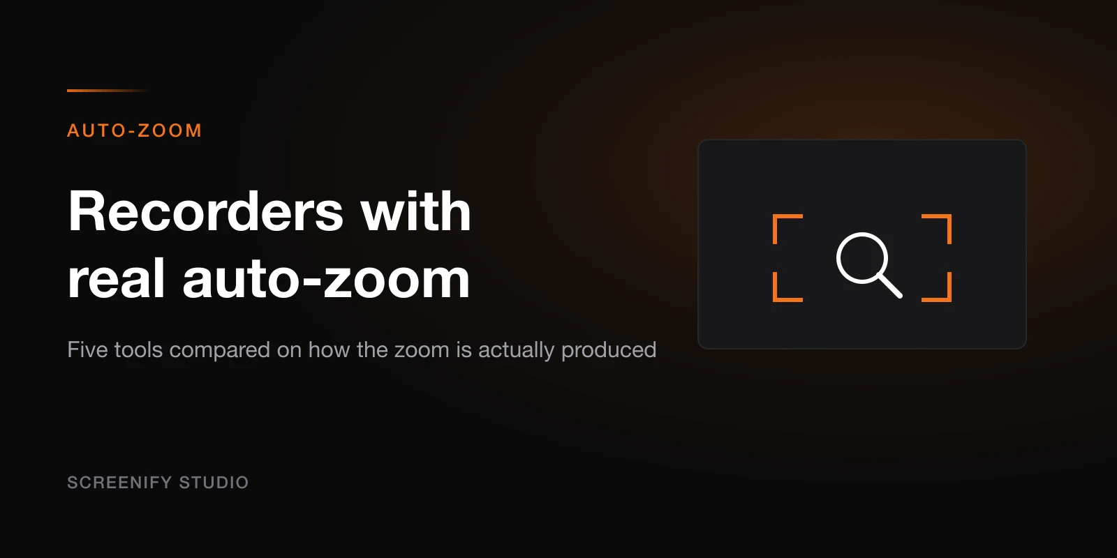 Best Screen Recorders with Auto-Zoom