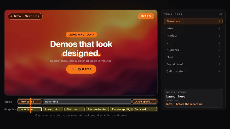 Graphics: Motion Templates for Your Product Demos