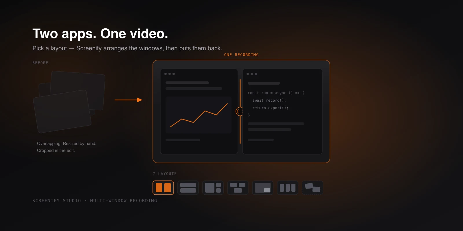 Record Two Apps Side by Side, in One Video