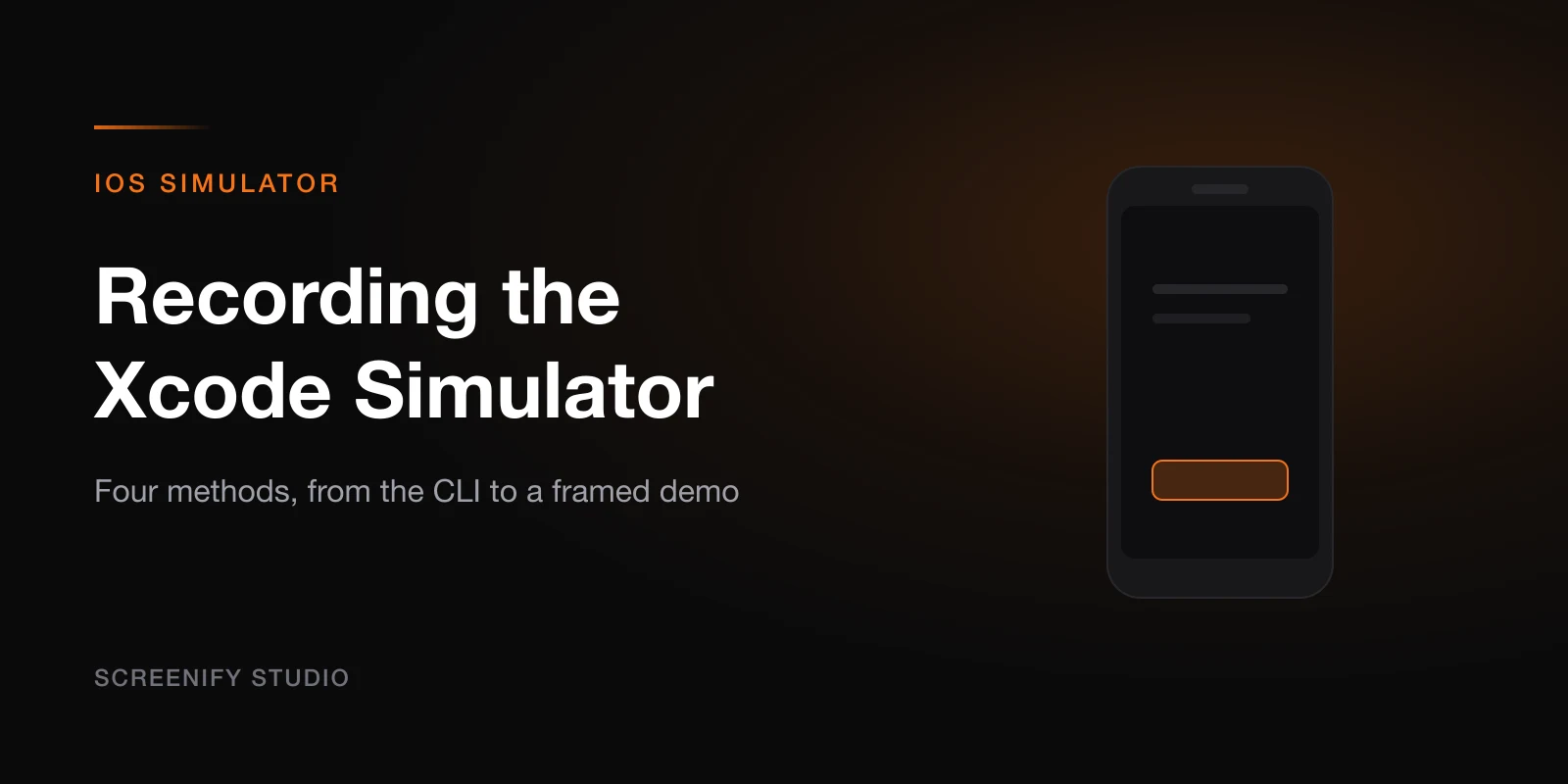 How to Record Xcode & iOS Simulator