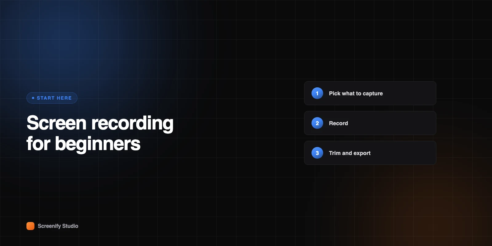 Screen Recording for Beginners